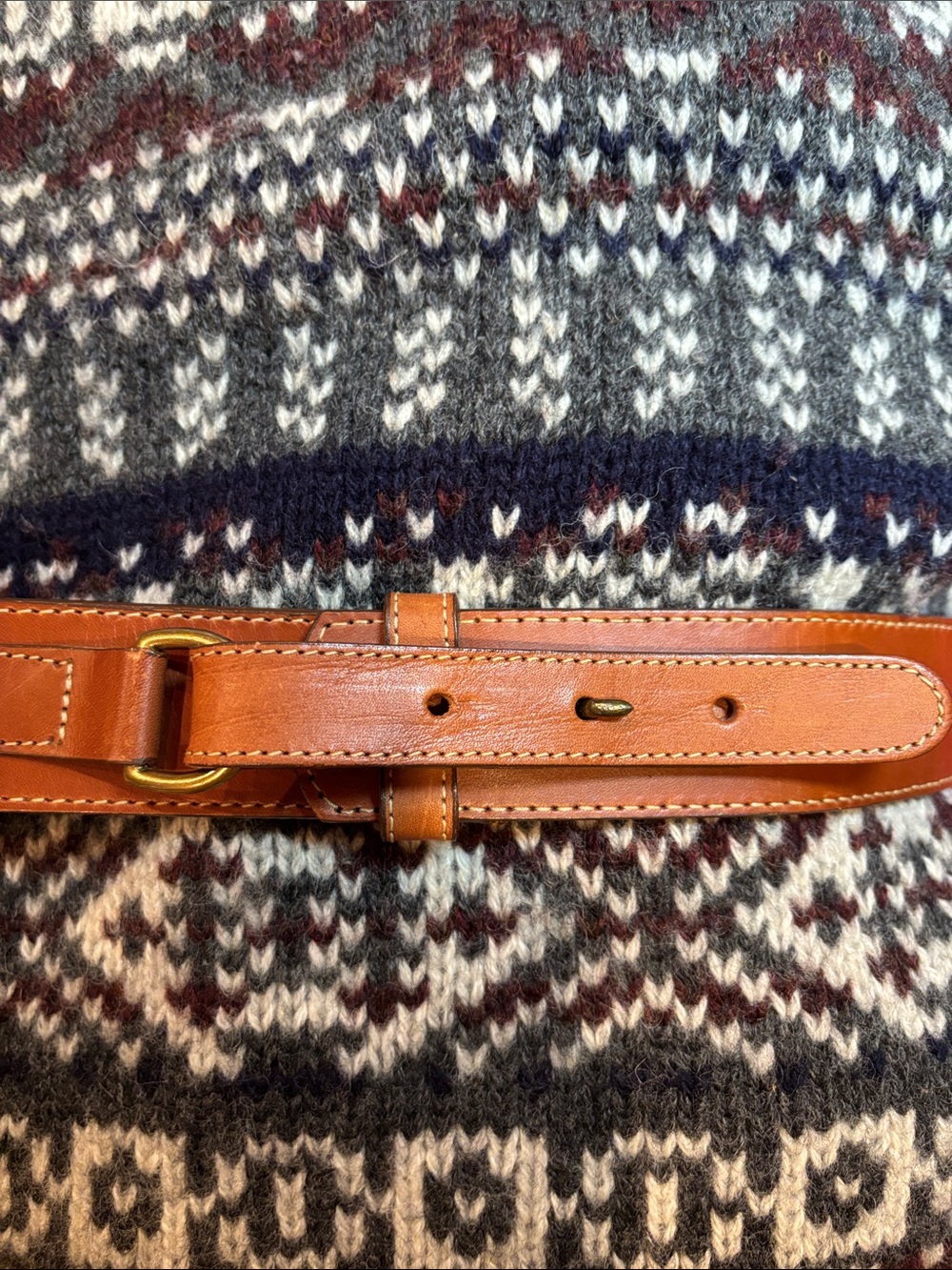 Certified with pride, ladies leather belt